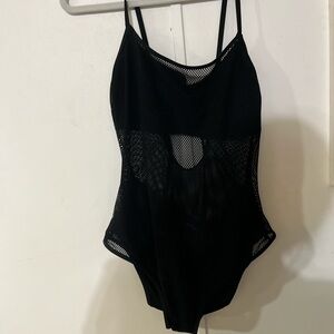 Aerie Black Mesh Swimwear